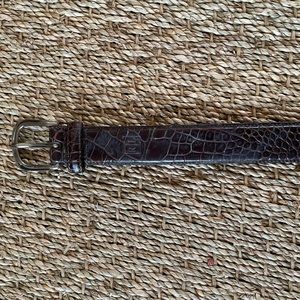 Ralph Lauren croc belt